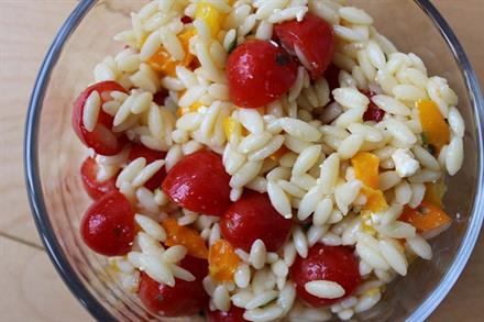 Orzo Pasta Salad - KidTrail Recipe